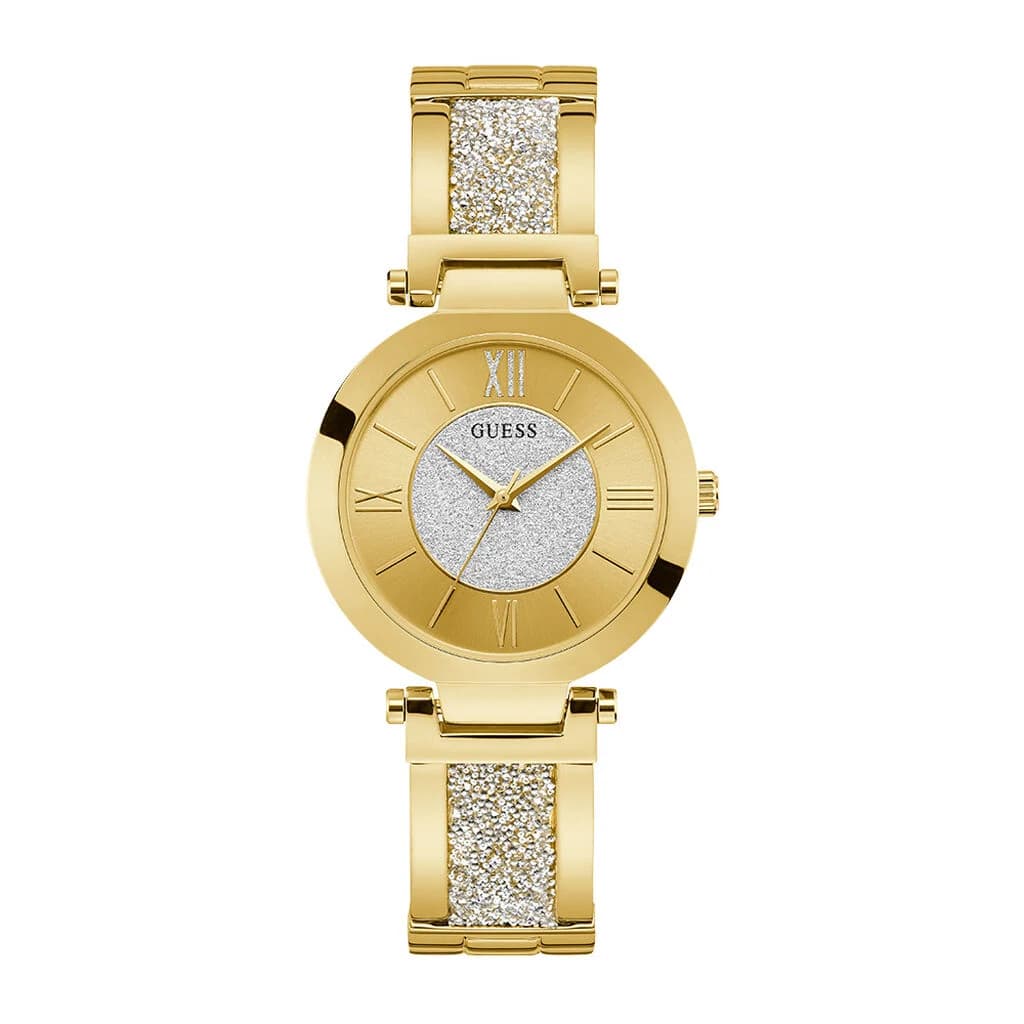 Guess Montre Femme GUESS AURORA en Acier Jaune