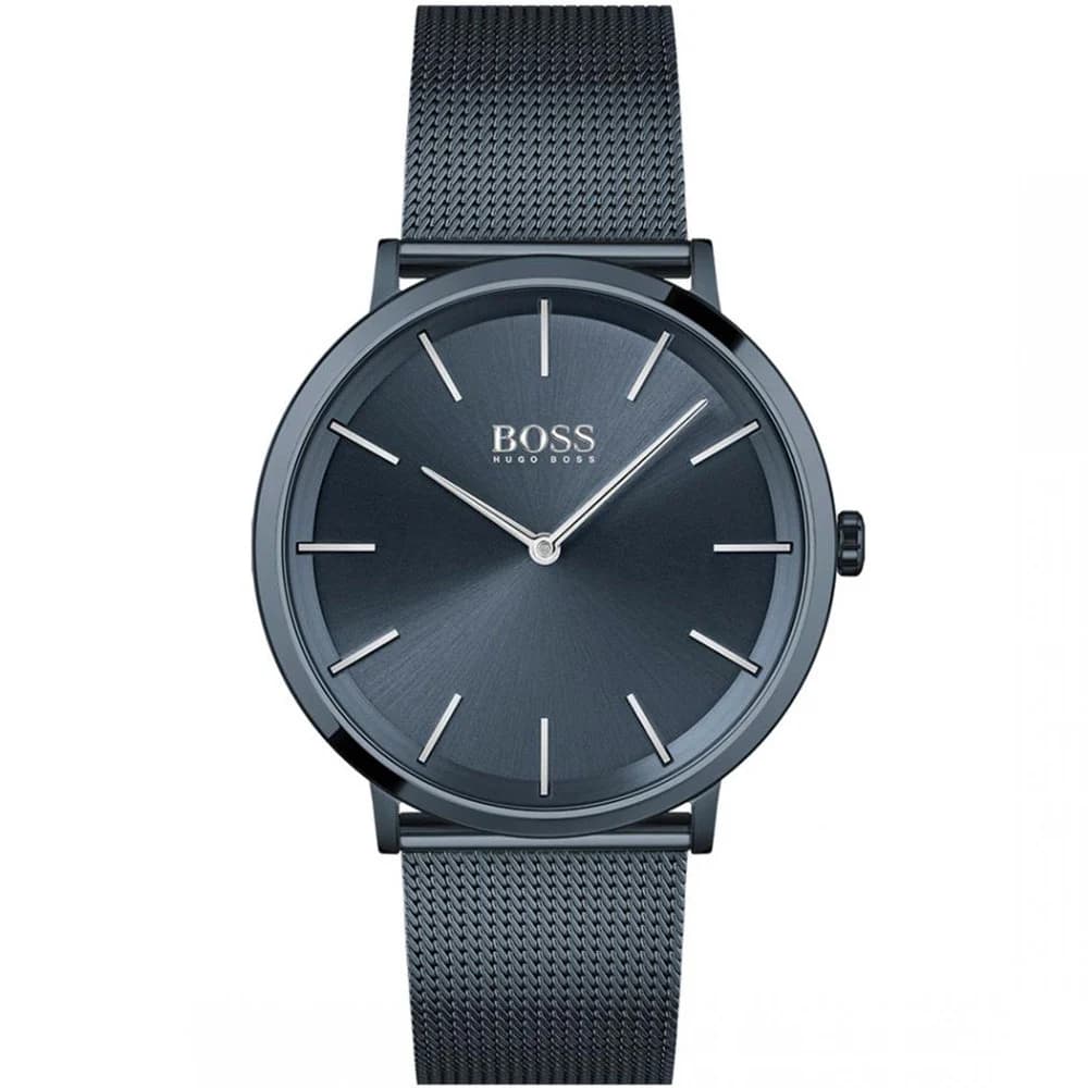 Hugo Boss Montre Boss en Acier Bleu