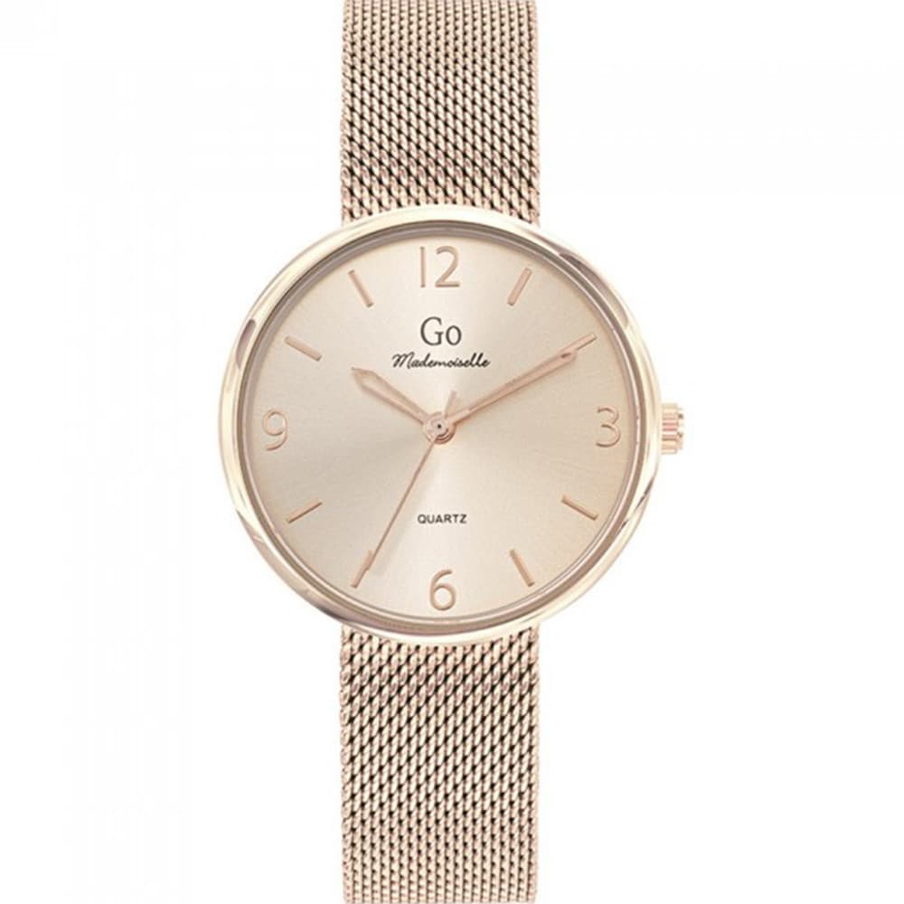 GO Mademoiselle Montre GO Mademoiselle en Acier et PVD Doré Rose