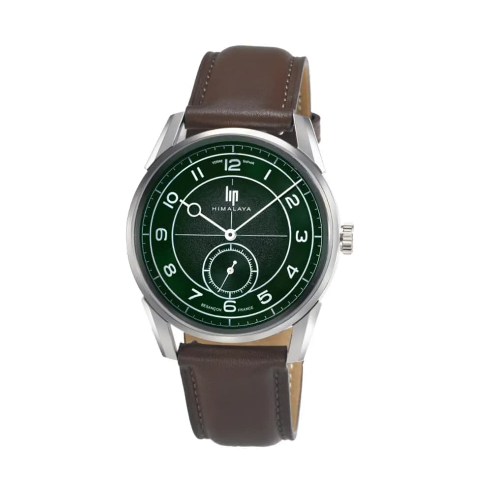 Lip Montre Lip Himalaya Classique - Homme - cadran Vert- 40 mm - Acier inoxydable - 671728