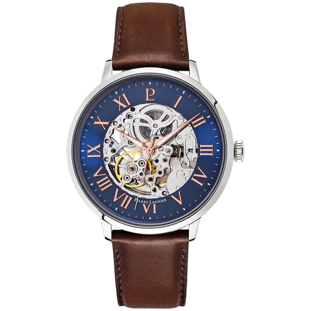 Pierre Lannier Montre Analogique Homme Pierre Lannier Cuir Marron 322B164