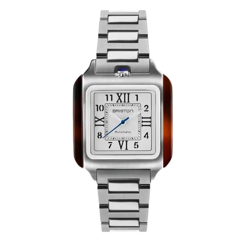 Briston Montre BRISTON Streamliner Kennedy Blanc Bracelet Acier Inoxydable