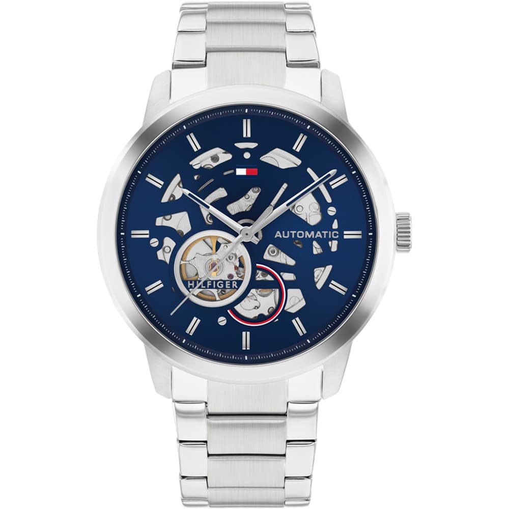 Tommy Hilfiger Montre Automatique Tommy Hilfiger en Acier Argenté