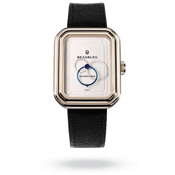 Beaubleu Montre Beaubleu Ecce Figura Lys Bracelet Cuir Noir