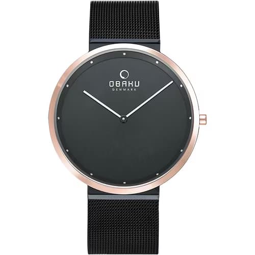 Obaku Montre Homme OBAKU en Acier Noir