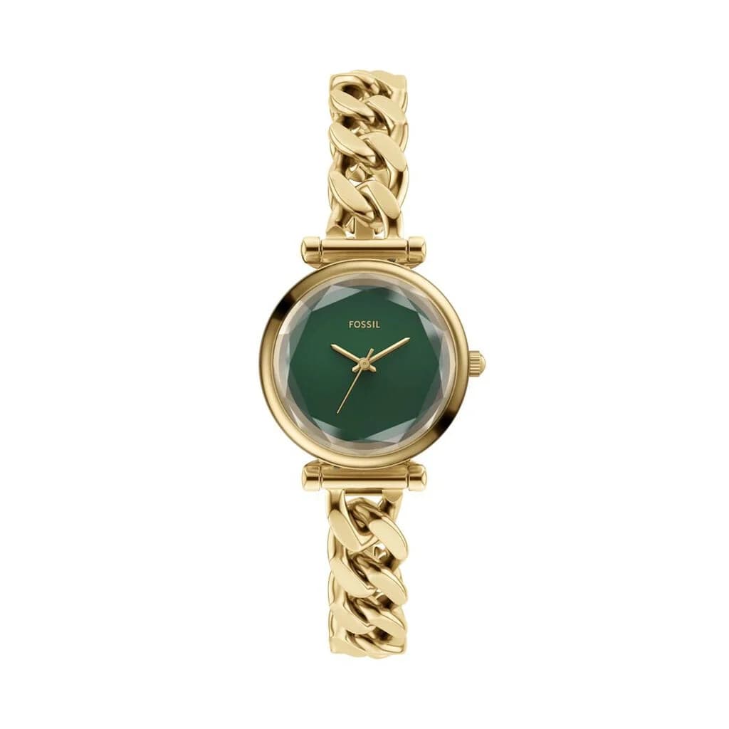 Fossil Carlie Mini — cadran vert