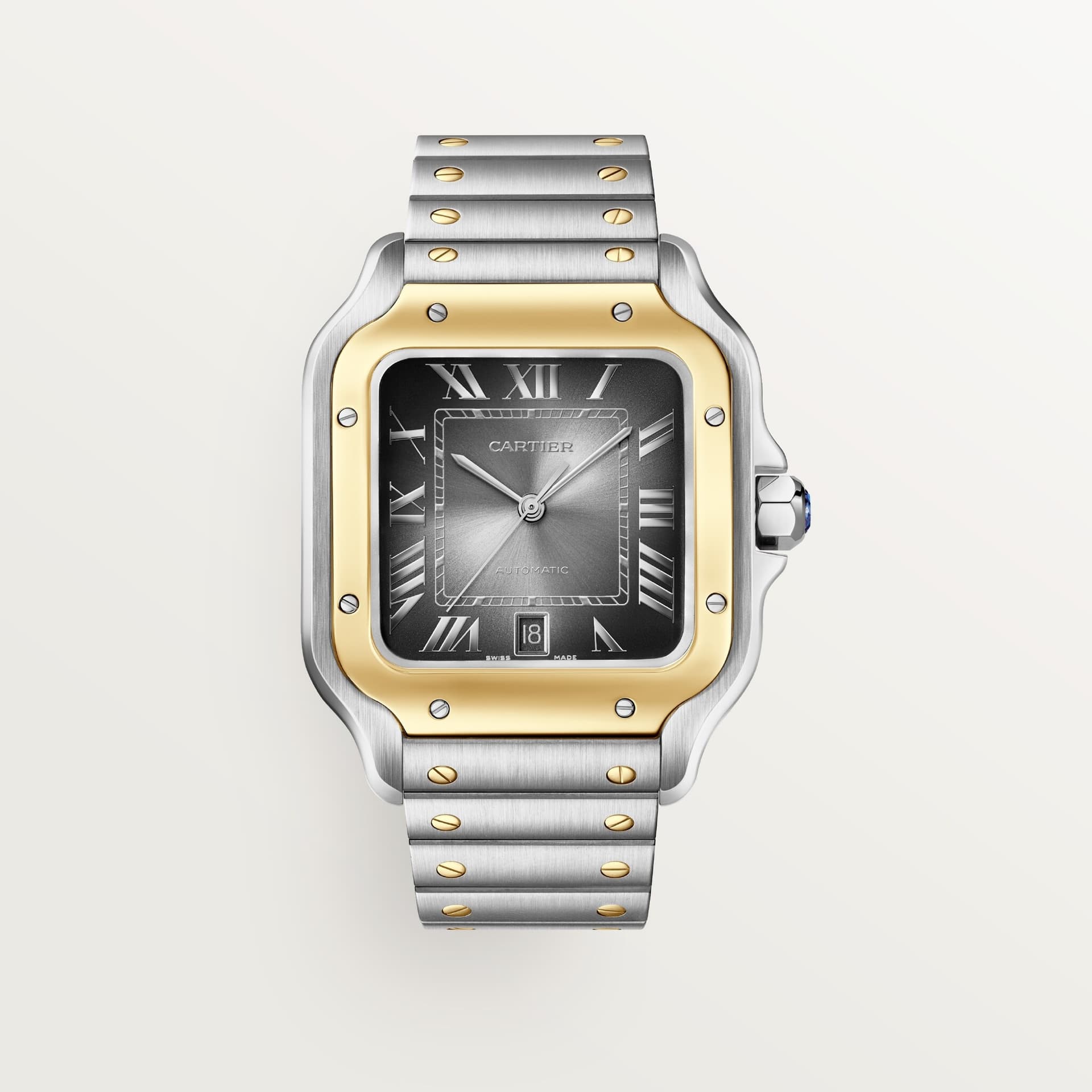 Cartier Santos 40 mm — cadran anthracite