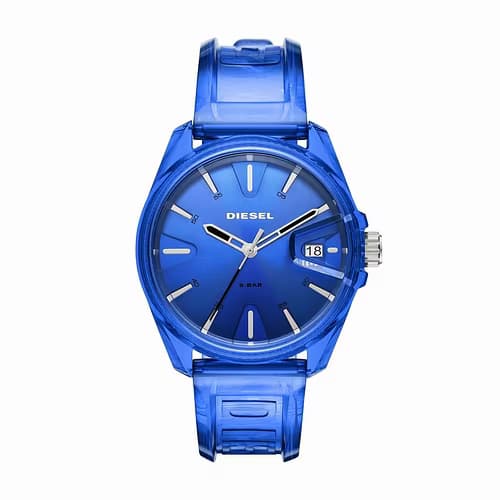 Diesel Montre DIESEL en Polyuréthane Bleu