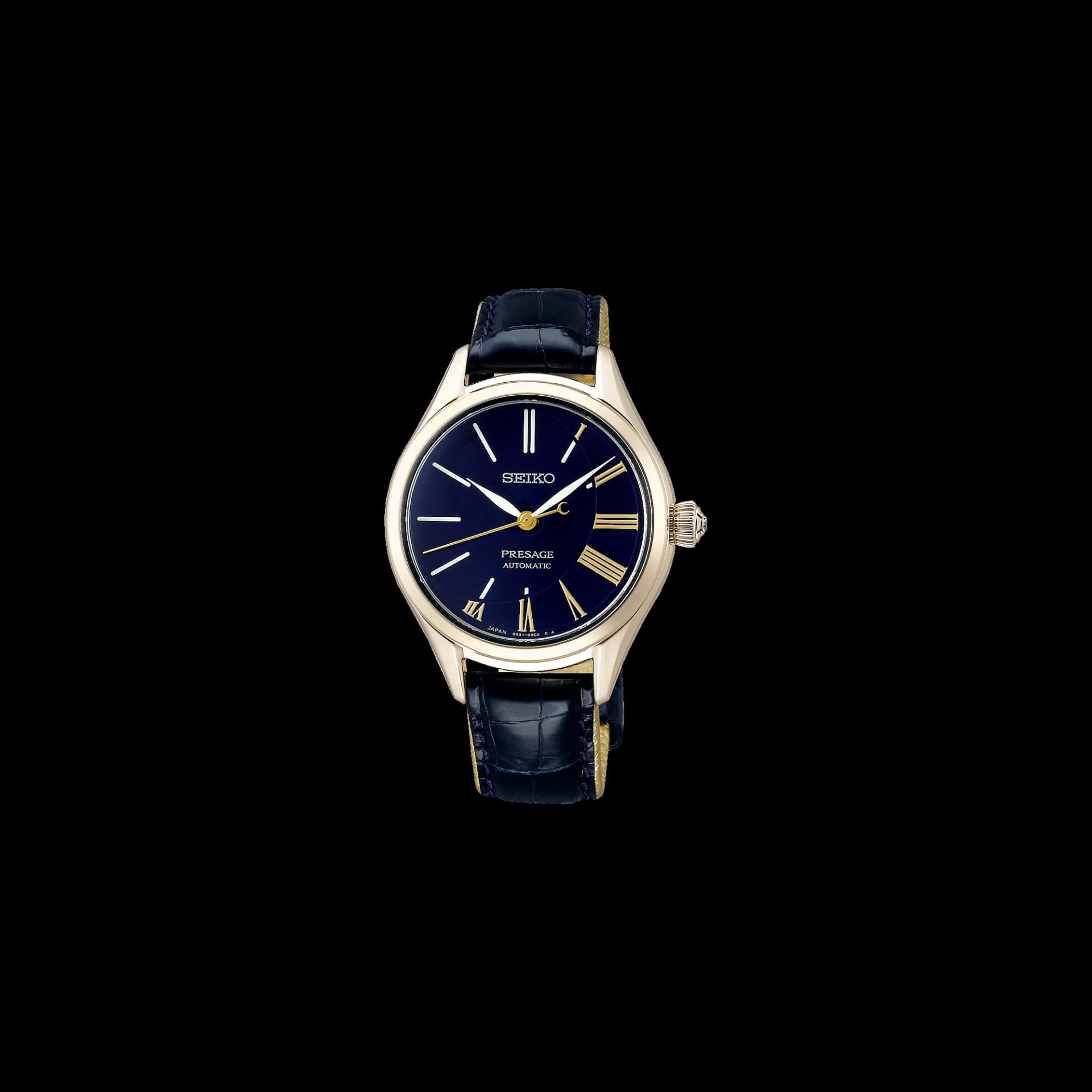 Seiko Presage — cadran bleu 34 mm