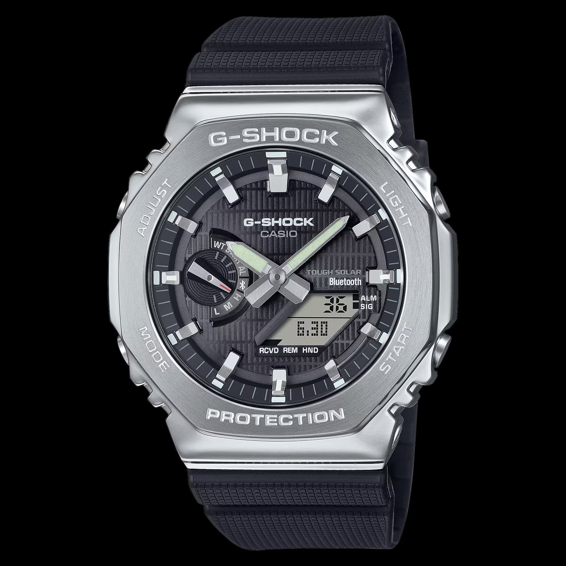 Casio G-Steel Série GBM-2100 — cadran noir