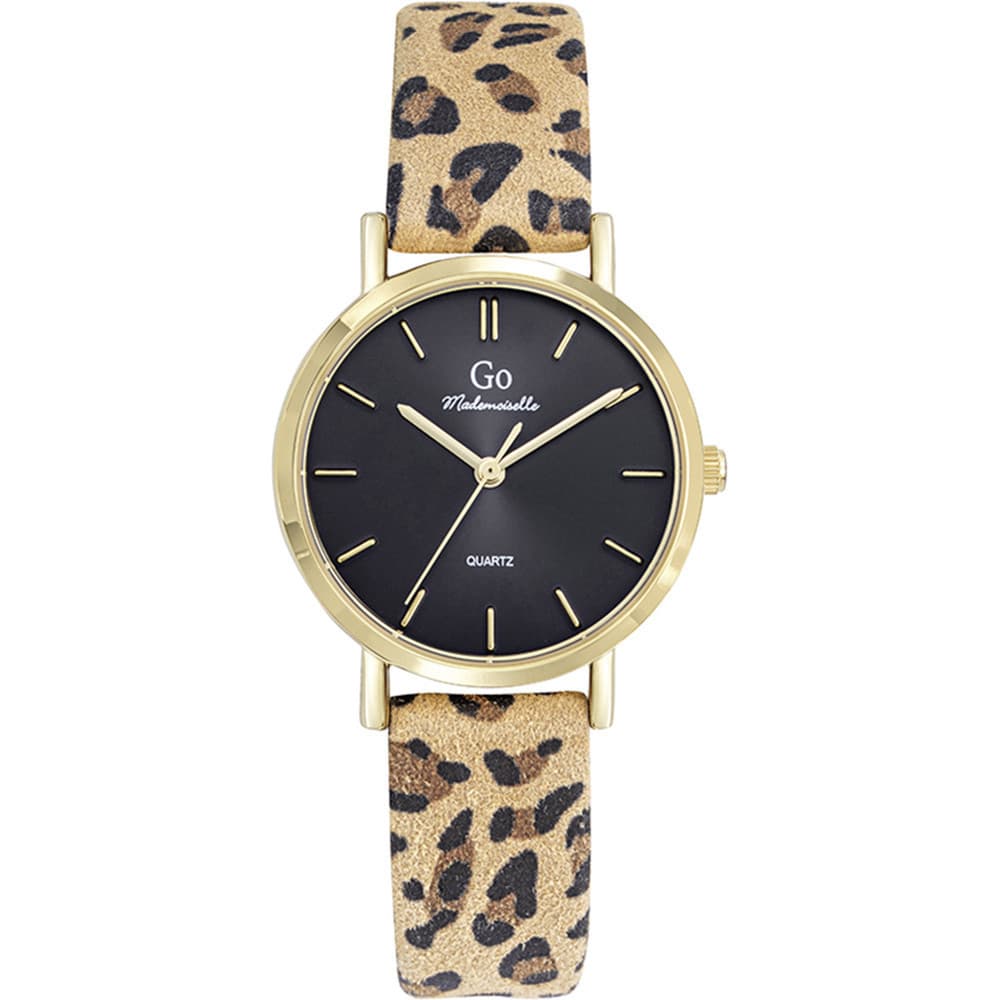GO Mademoiselle Montre GO Mademoiselle en Cuir Léopard