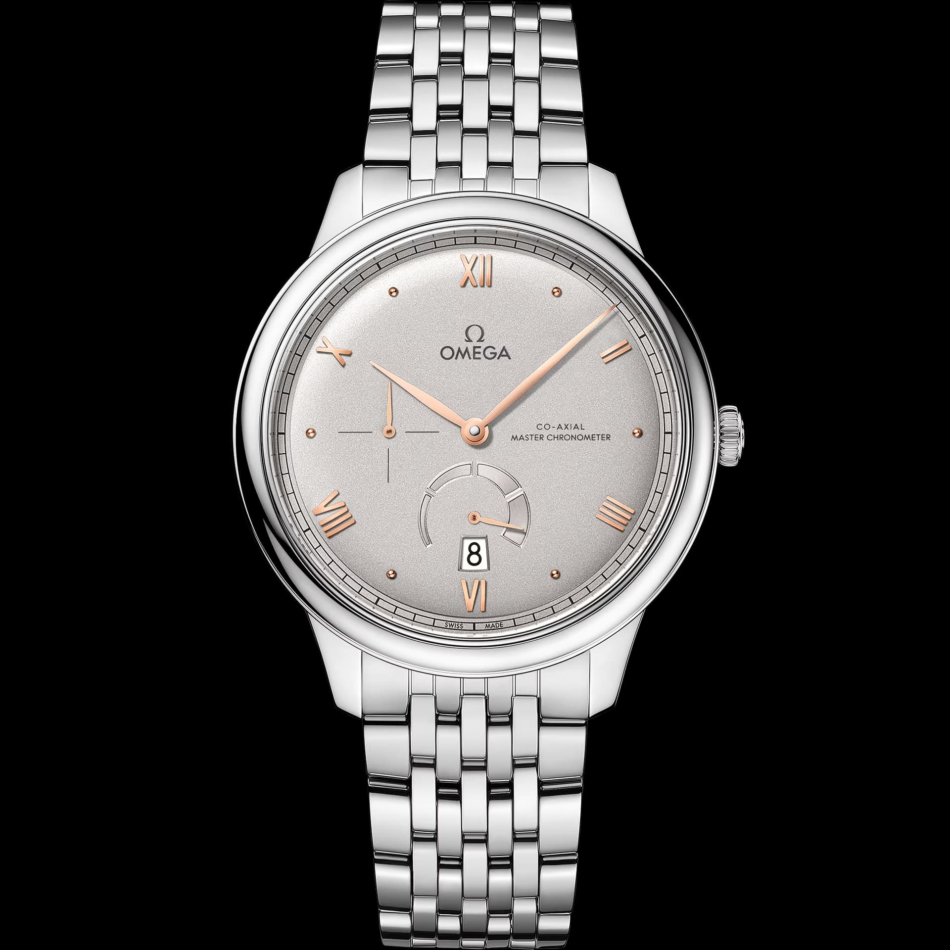 Omega De Ville 41 mm, acier sur acier