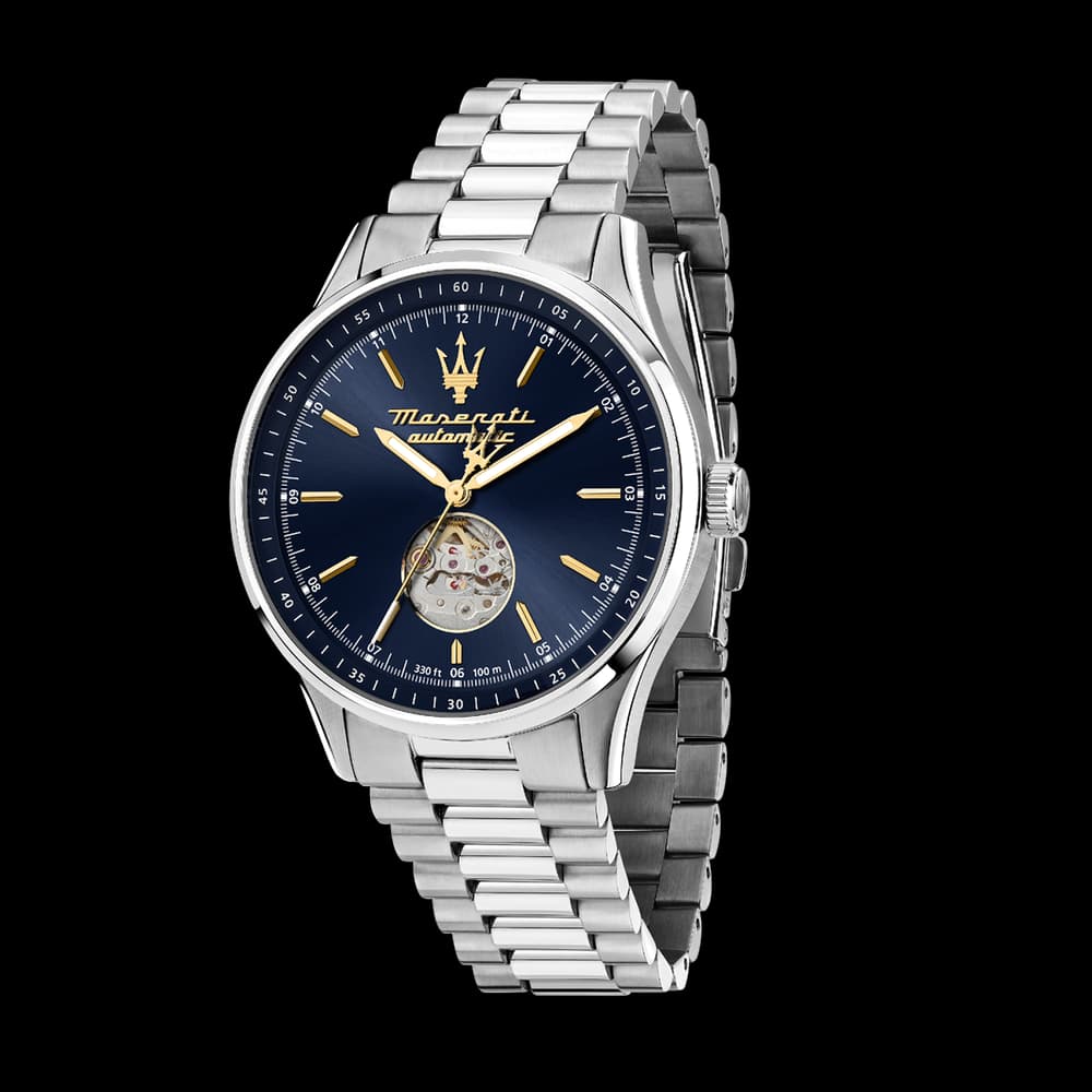 Maserati Montre automatique Homme Sorpasso Bleu