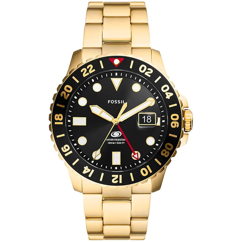 Fossil Fossil Blue — cadran noir