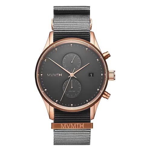 Mvmt Montre Homme MVMT en Nylon Gris Etanche