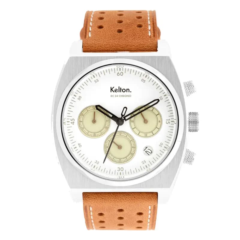 Kelton Montre RC 24 Chrono Méca-Quartz Blanc 9124842