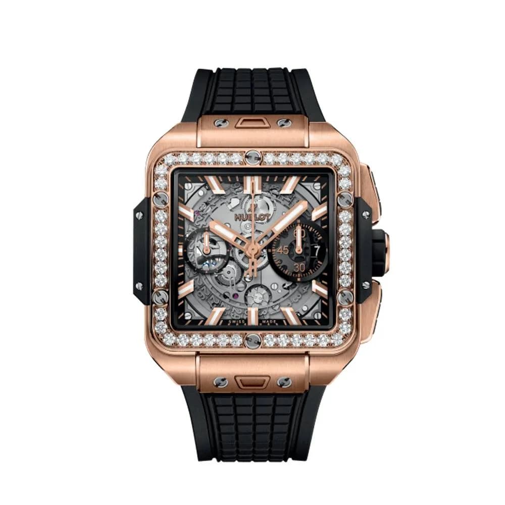 Hublot Unico King Gold Diamonds