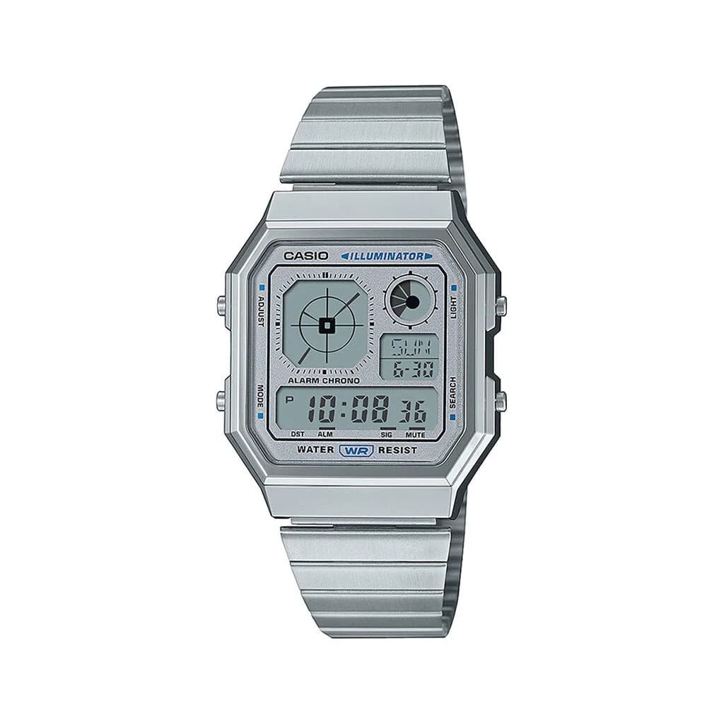 Casio Montre Casio Collection Vintage en Acier Argenté