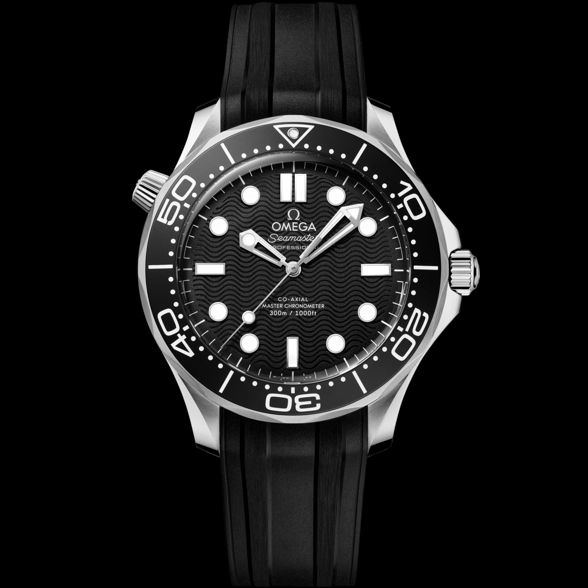 Omega Seamaster 42 mm — boîtier argenté