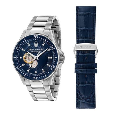 Maserati Coffret MASERATI SFIDA Montre Homme en Métal et Bracelet Interchangeable