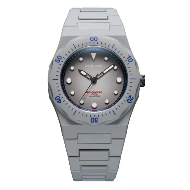 D1 Milano Montre Polycarbon Diver Steel Harbor PDBJ03