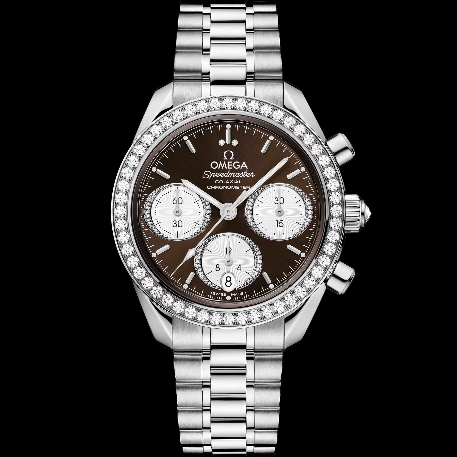 Omega Speedmaster 38 — cadran marron