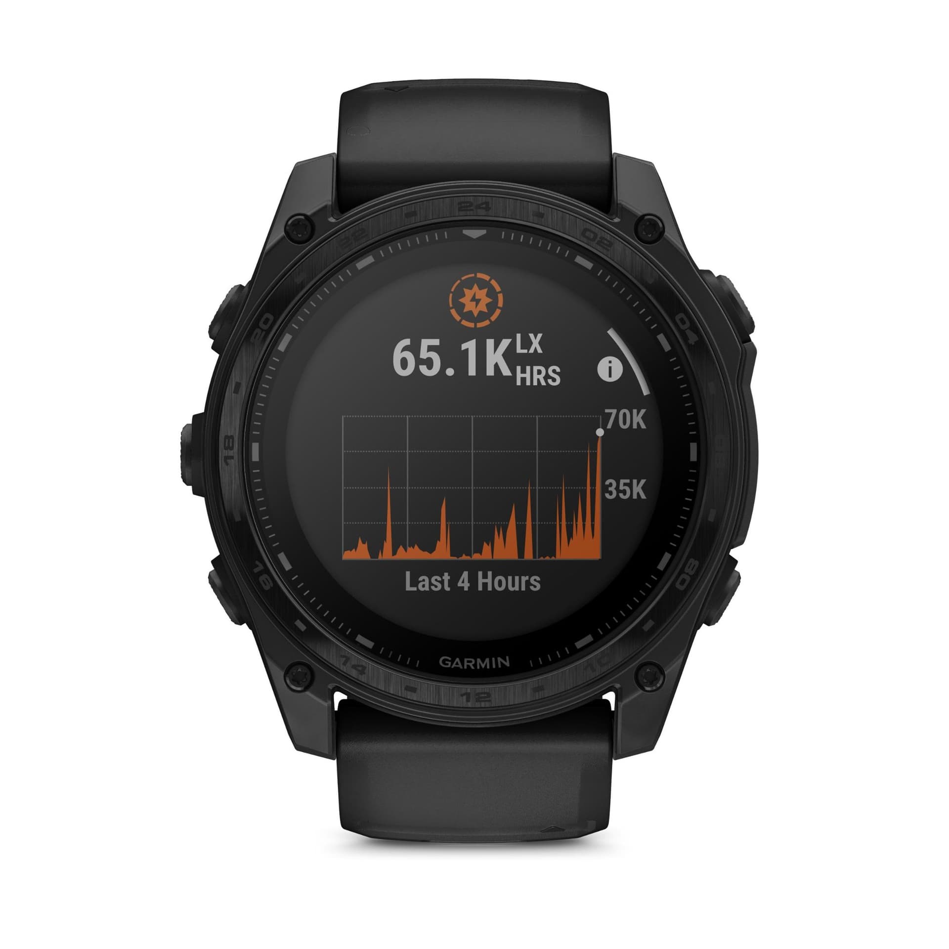Garmin Montre Garmin Tactix 8 SOLAR bracelets nylon et silicone 51 mm - Avec calculateur Applied Ballistics Ultralight