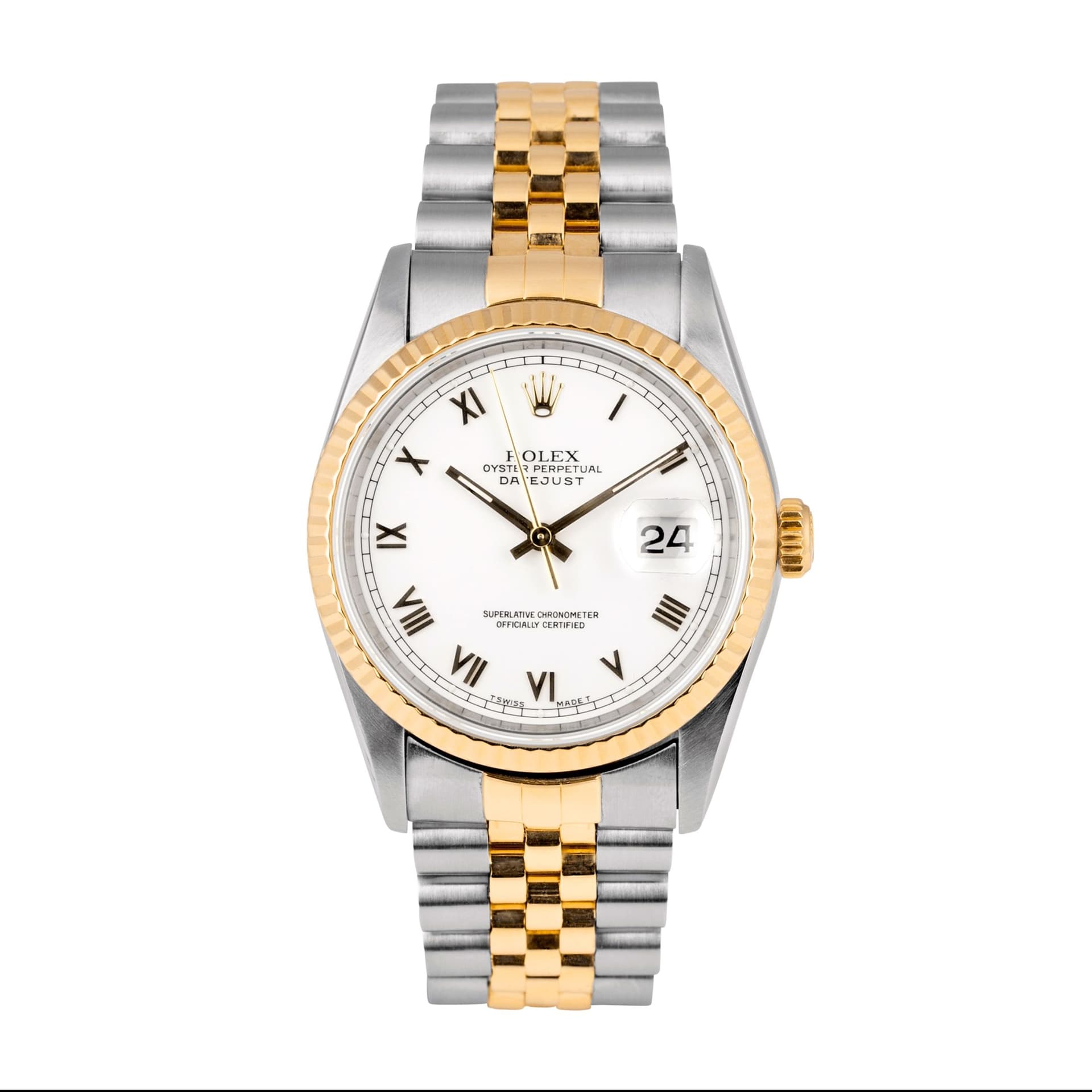 Rolex Montre Rolex DateJust 36 Rolesor 16233 automatique 36 mm circa 1993