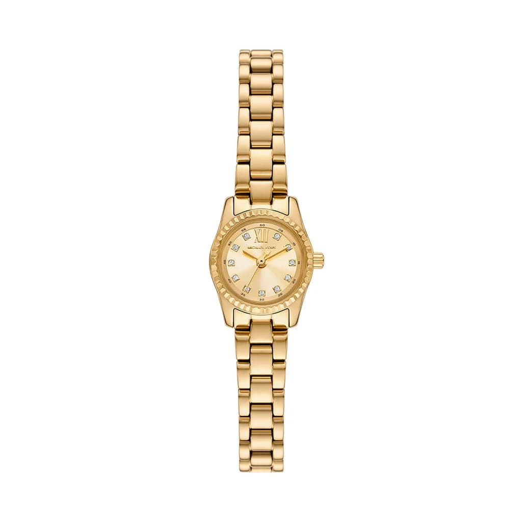 Michael Kors Montre Michael Kors Collection Micro Petite Lexington en Acier et PVD Doré