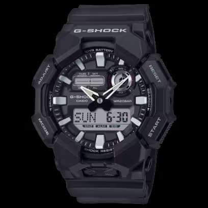 Casio GA-010-1A — cadran noir