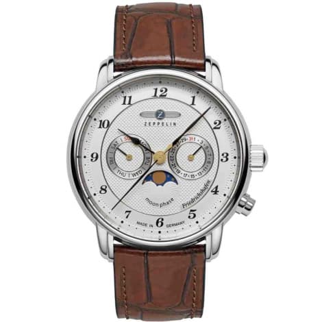 Zeppelin Montre Zeppelin Friedrichshafen Moonphase Quartz Cadran Blanc - 85361