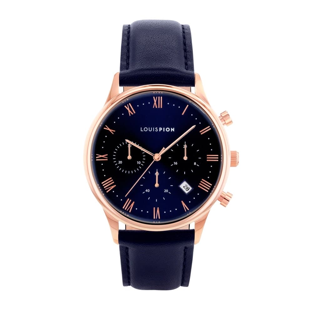 Louis Pion Montre quartz Homme Axel Bleu