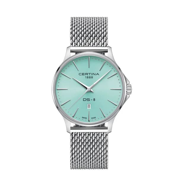 Certina Montre Certina DS-8 Gent 40mm Quartz Cadran Bleu clair