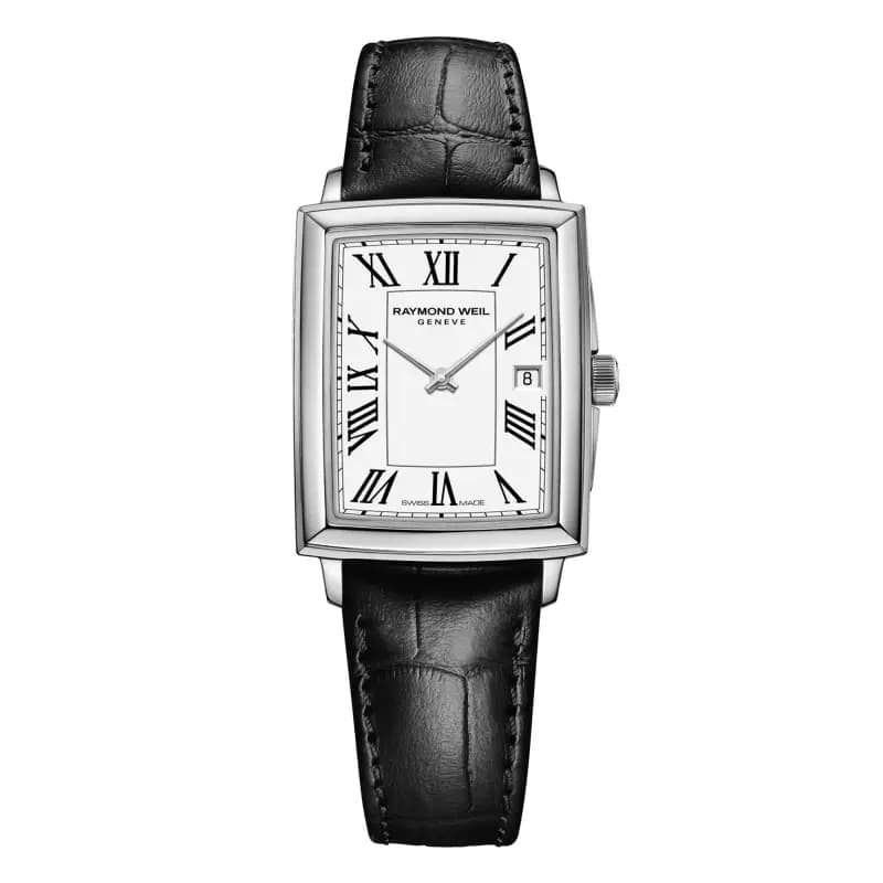 Raymond Weil Montre Toccata Square 22 x 28 mm - Cadran blanc 5925-STC-00300