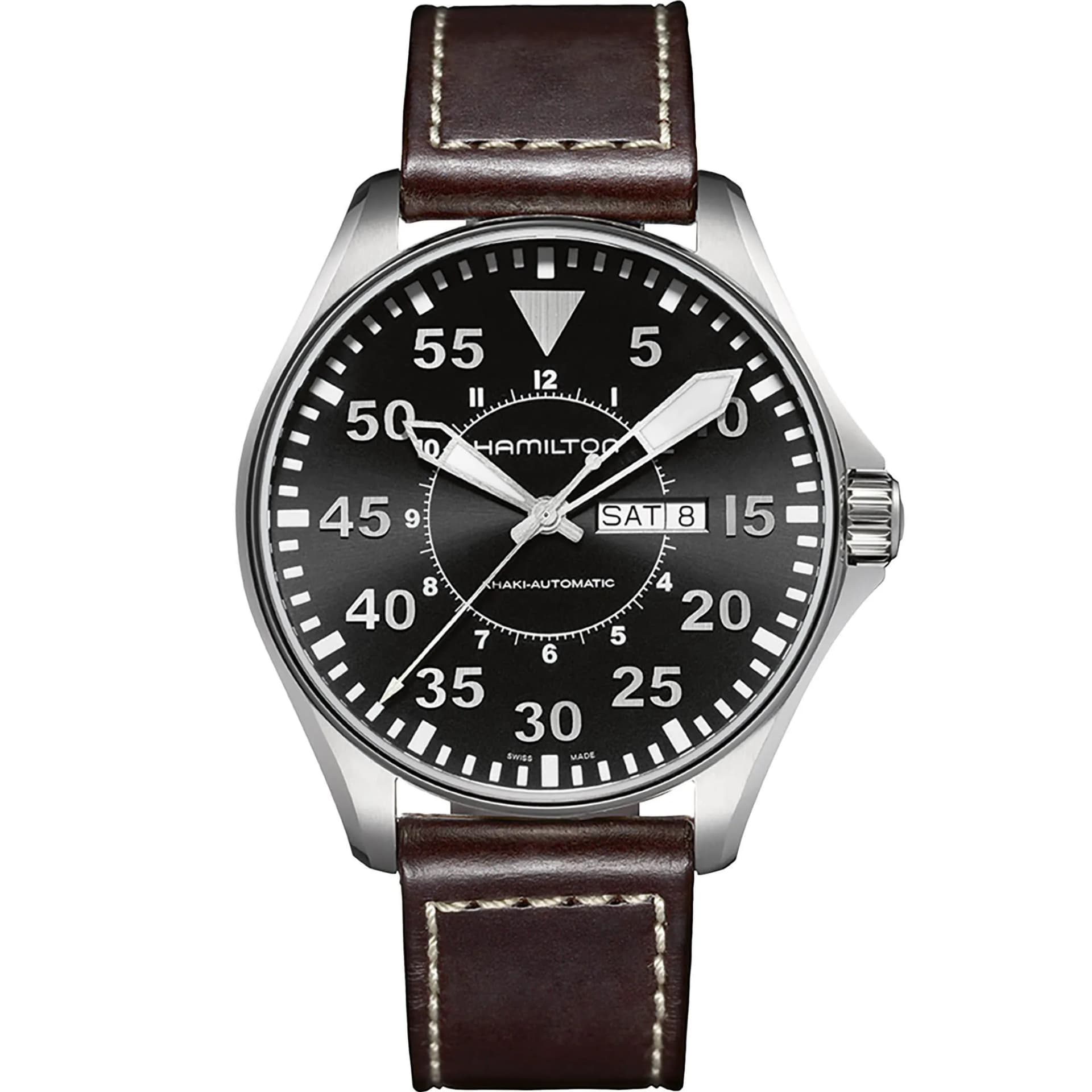 Hamilton Khaki Aviation Pilot Day Date Auto