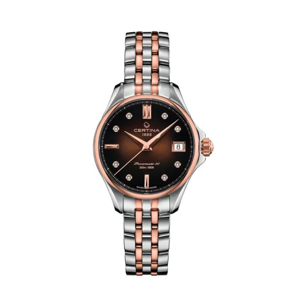 Certina Montre Certina DS Action Lady Powermatic 80 Automatique Cadran Marron