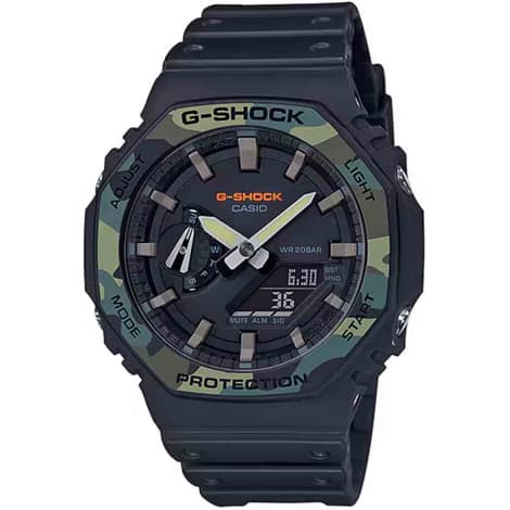 Casio Montre GShock Classic - Série GA-2100 - Military 48.5 x 45.4 mm- GA-2100SU-1A