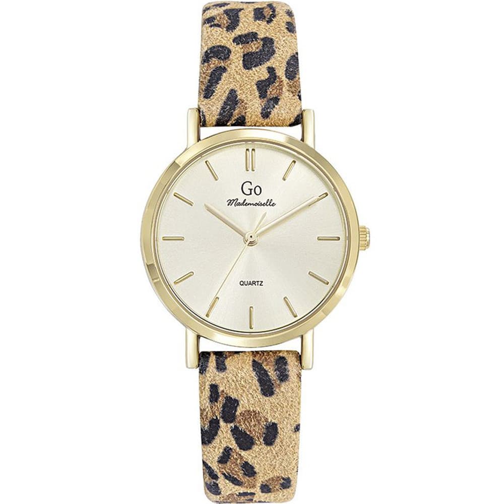 GO Mademoiselle Montre GO Mademoiselle en Cuir Léopard