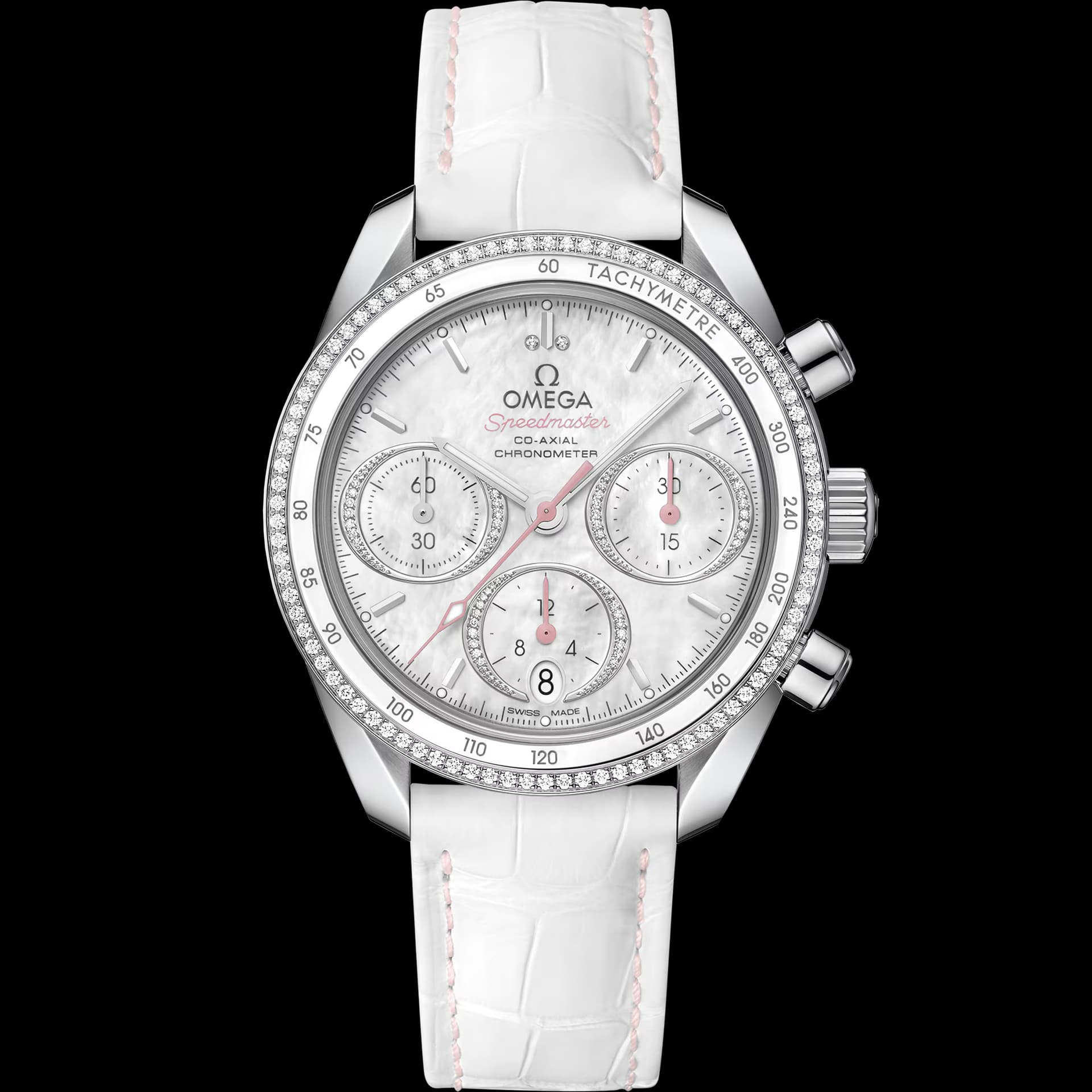 Omega Speedmaster 38 — cadran blanc