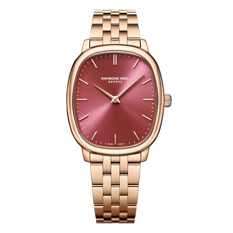 Raymond Weil Montre Toccata Heritage 33 x 38 mm - Cadran rouge 2280-P5-45001