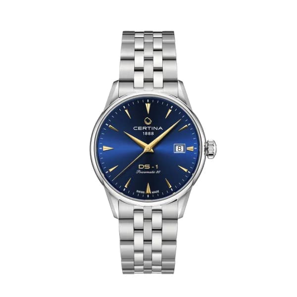 Certina Montre Certina DS-1 38mm Automatique Cadran Bleu