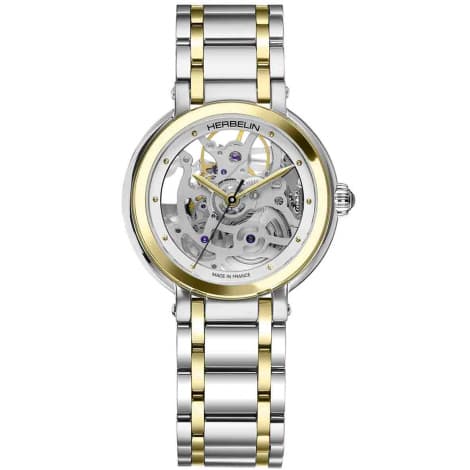 Michel Herbelin Montre Herbelin Galet Automatic Acier PVD Doré 33.5 mm - 1630BTSQ12