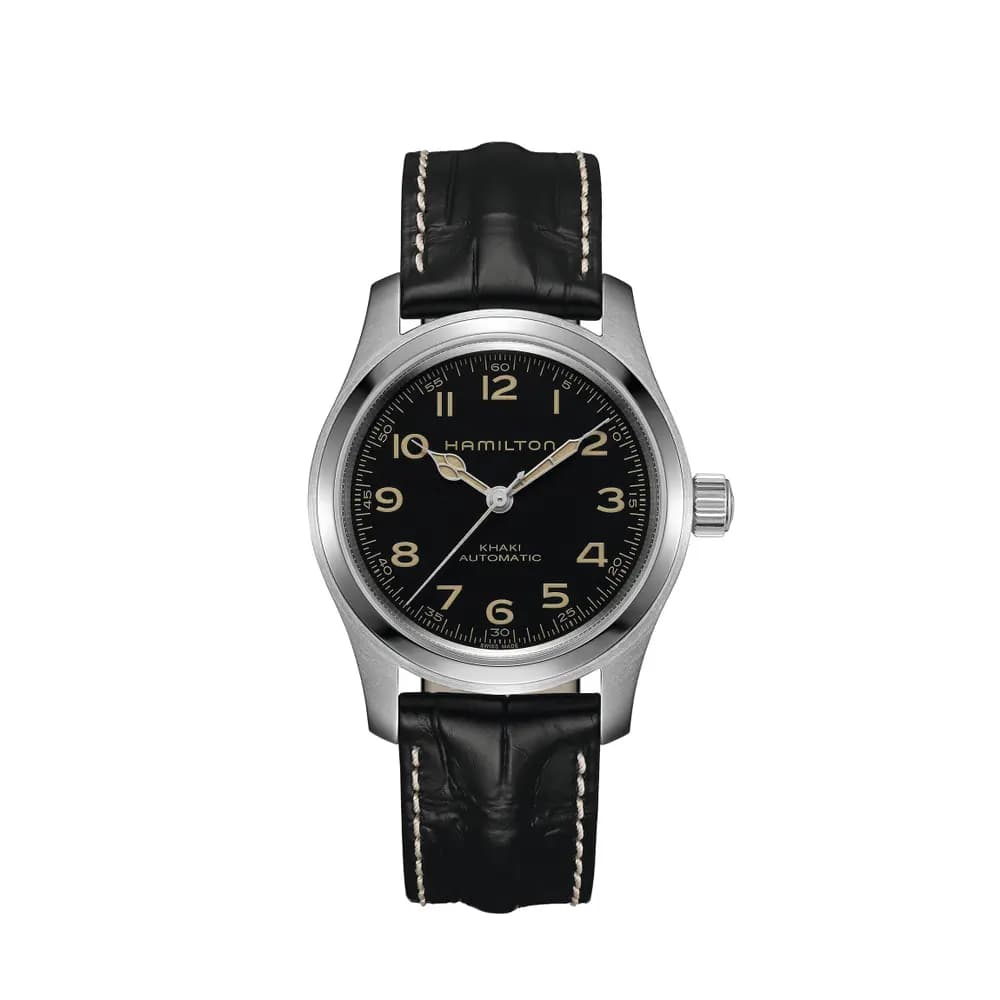 Hamilton Montre automatique Homme Khaki field Noir