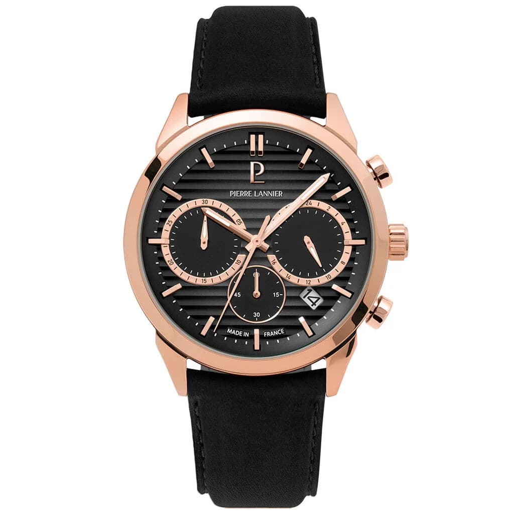 Pierre Lannier Montre Pierre Lannier Monarck Noir
