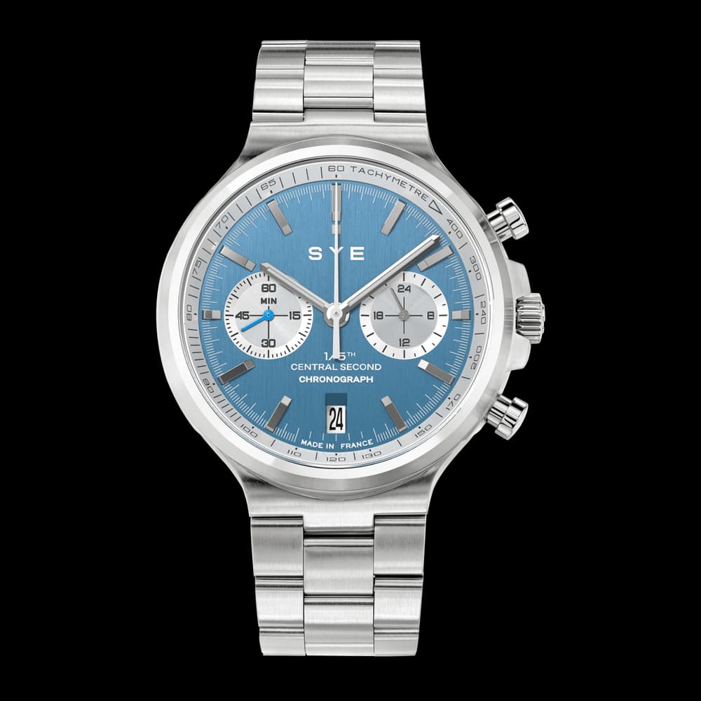 SYE [Start Your Engine] Montre quartz Homme Mot1ion chrono Bleu