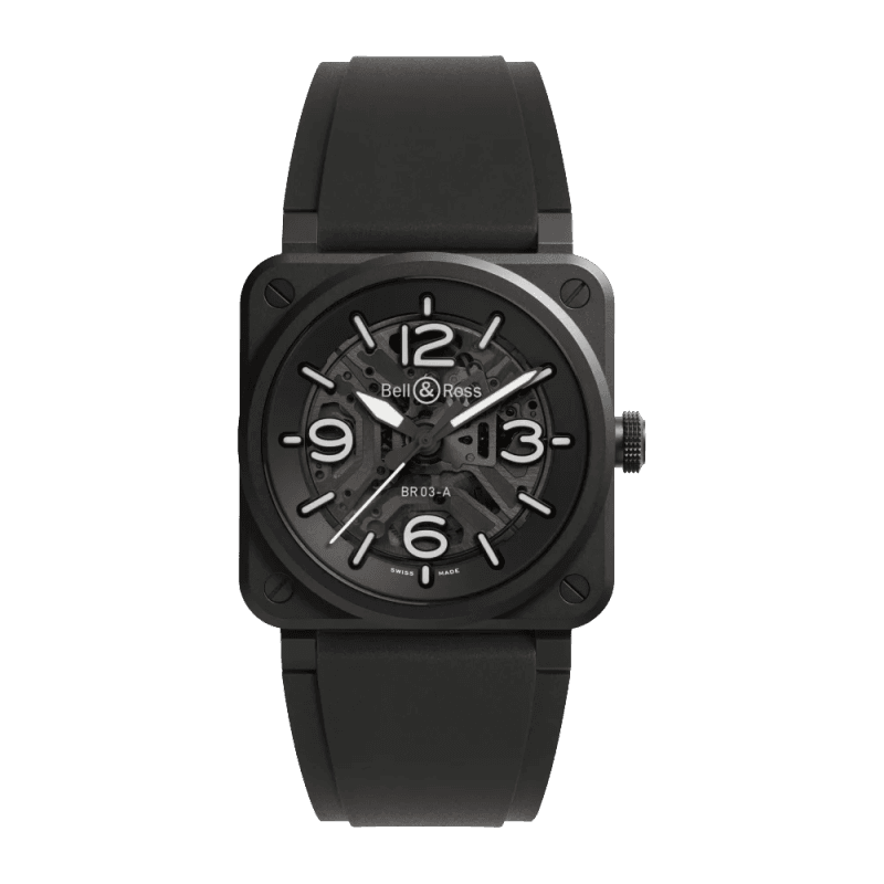 Bell & Ross Bell & Ross BR-03 Skeleton Black Ceramic