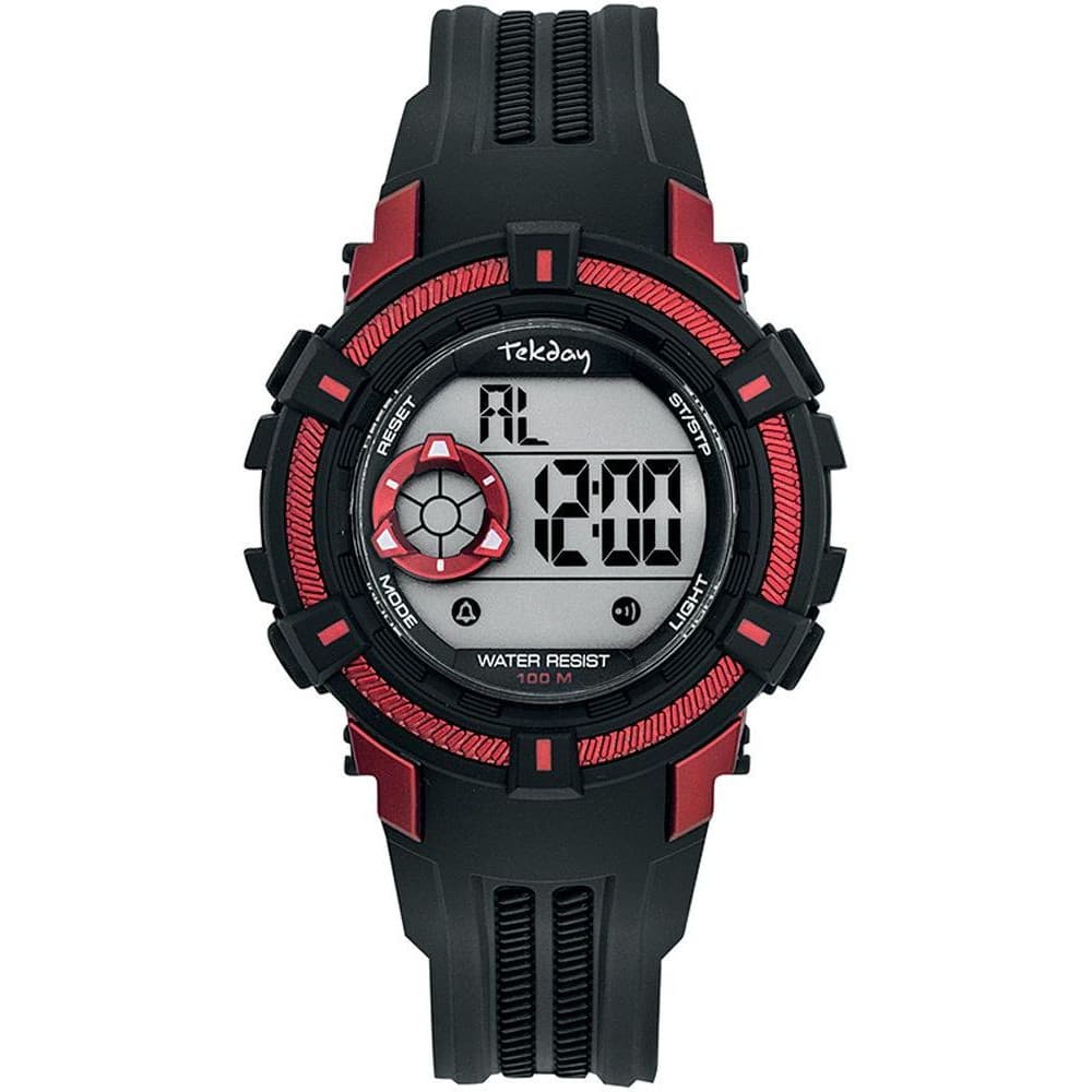 Tekday Montre TekDay en Silicone Noir