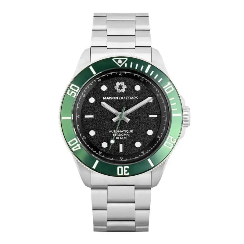 Maison du Temps Montre MTSigma Lunette Verte Acier