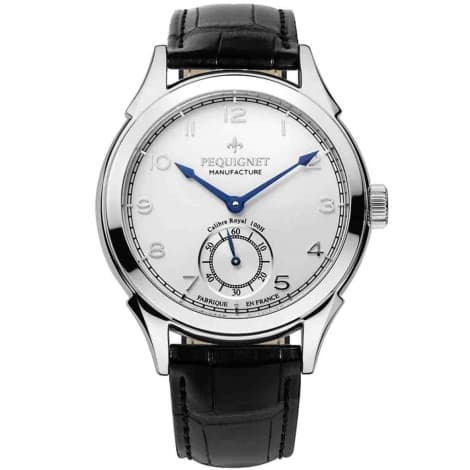 Pequignet Montre Pequignet Royale Manuelle Mécanique Cadran Argent - 9080413-AN