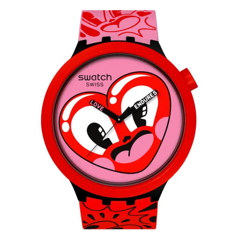 Swatch Hattie's Heart — bracelet rose